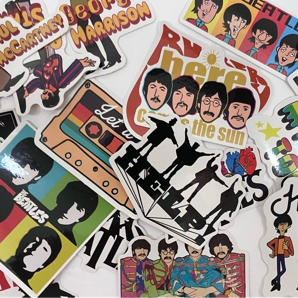 The Beatles Colorful Sticker Set - Picture 5 of 10